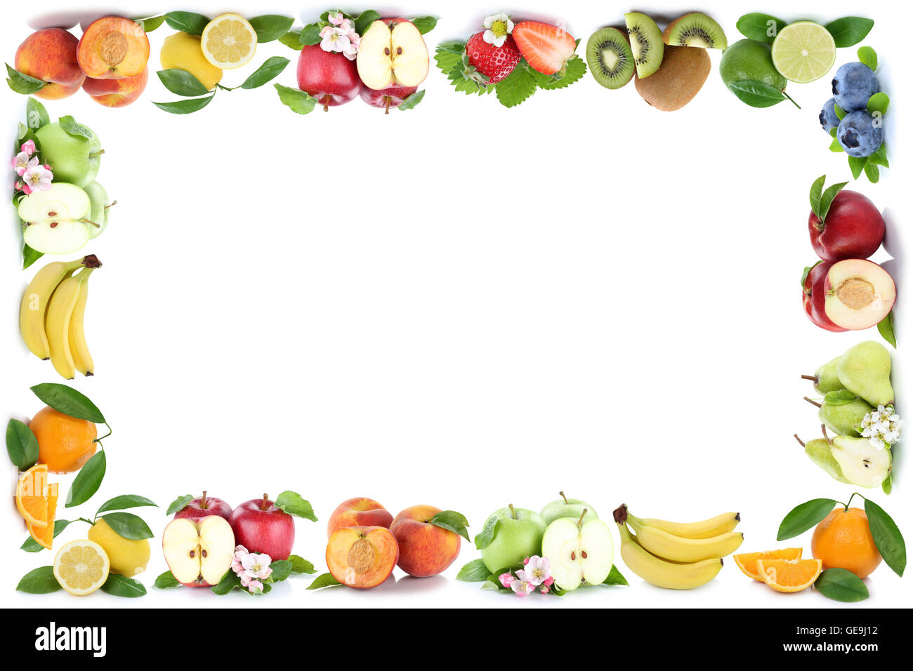 Fresh Fruit Clip Art Border