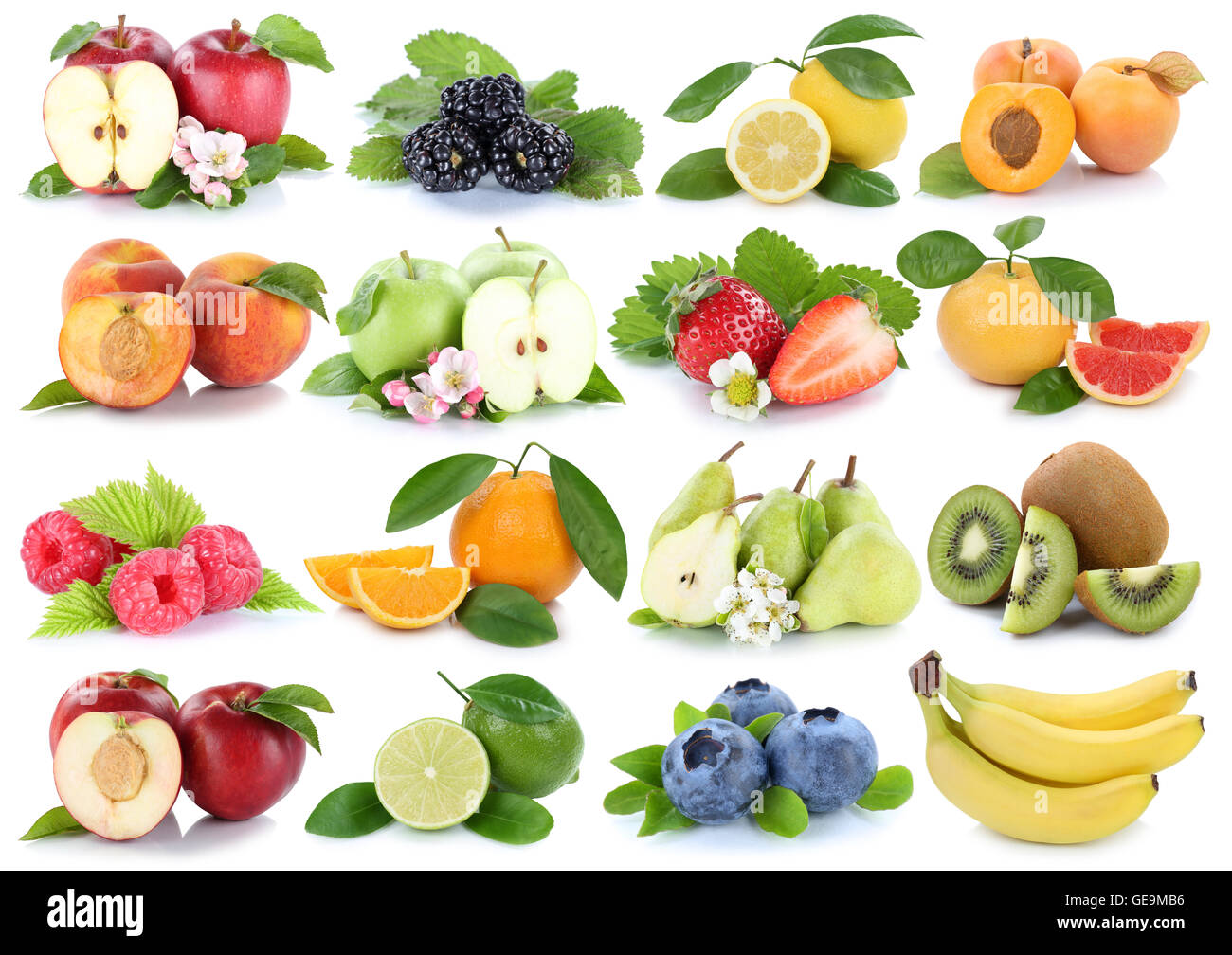Fruits apple orange berries apples oranges banana strawberry fresh ...