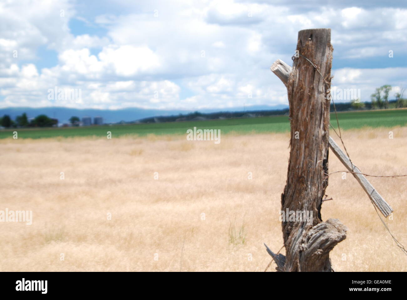 Rustic fence hi-res stock photography and images - Alamy