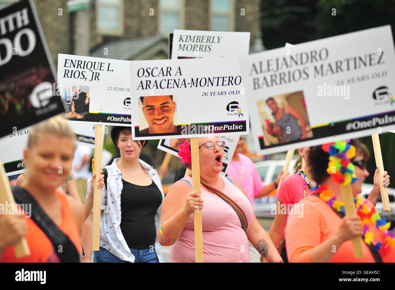 Downtown orlando pride parade hi-res stock photography and images - Alamy