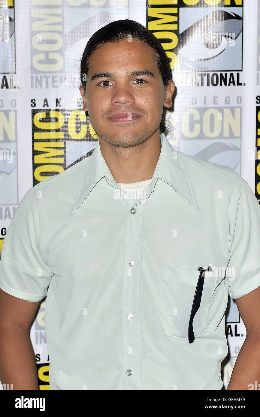 San Diego, USA. 23rd July, 2016. Carlos Valdes at a photocall for TV-Serie 'The Flash' during the San Diego Comic-Con International 2016 im Hilton Bayfront Hotel. San Diego, 23.07.2016 | Verwendung weltweit/picture alliance © dpa/Alamy Live News Stock Photo