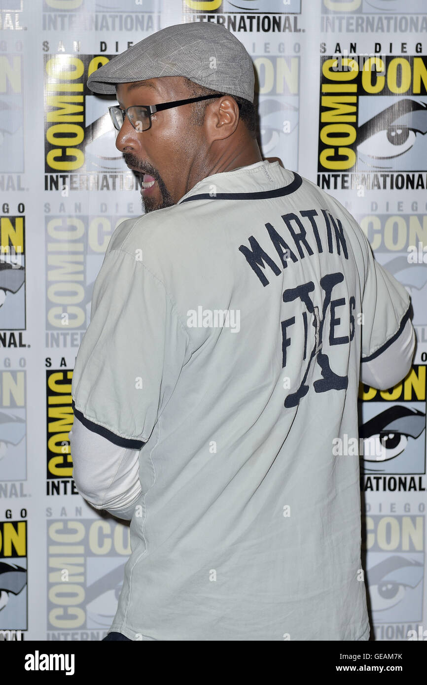 Jesse L. Martin at a photocall for TV-Serie 'The Flash' during the San Diego Comic-Con International 2016 im Hilton Bayfront Hotel. San Diego, 23.07.2016 | Verwendung weltweit/picture alliance Stock Photo