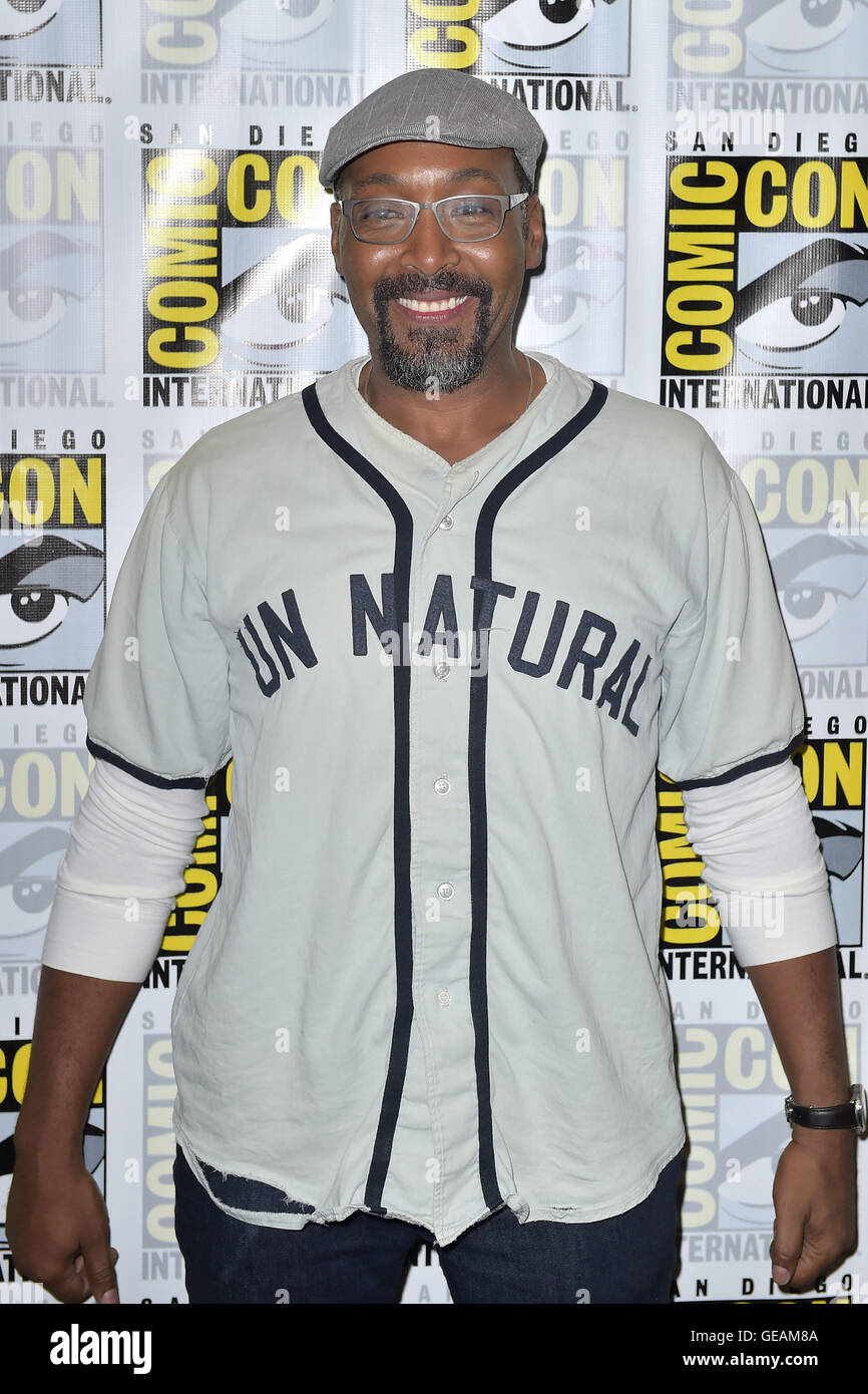 Jesse L. Martin at a photocall for TV-Serie 'The Flash' during the San Diego Comic-Con International 2016 im Hilton Bayfront Hotel. San Diego, 23.07.2016 | Verwendung weltweit/picture alliance Stock Photo