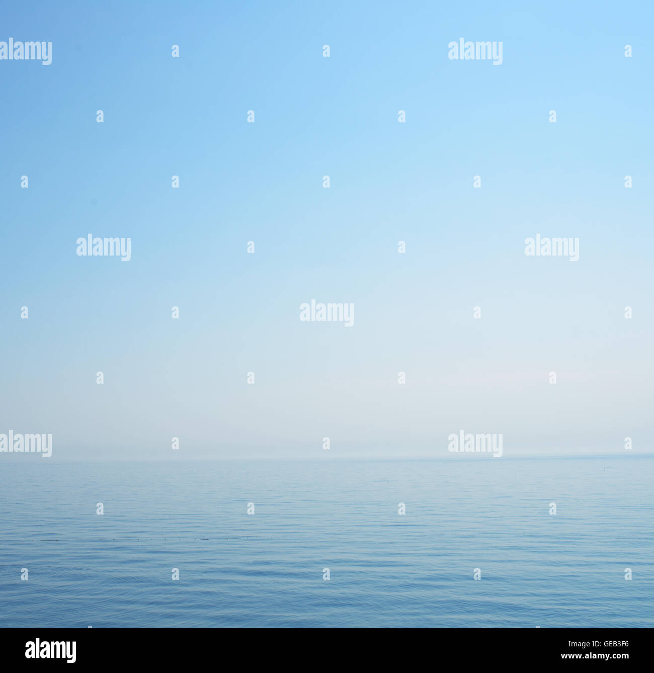 beautiful blue sea and sky Stock Photo - Alamy