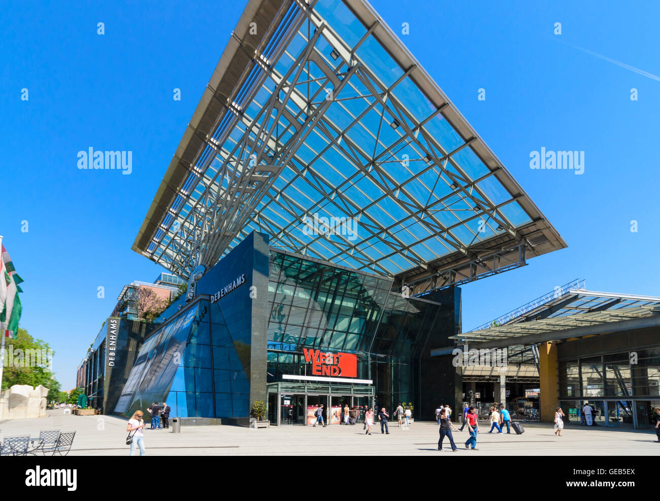 Budapest: shopping centre Westend City Center, Hungary, Budapest, Stock Photo