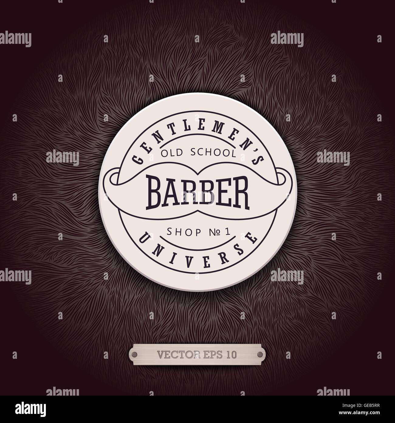 Background design for Barbershop Stock Vector