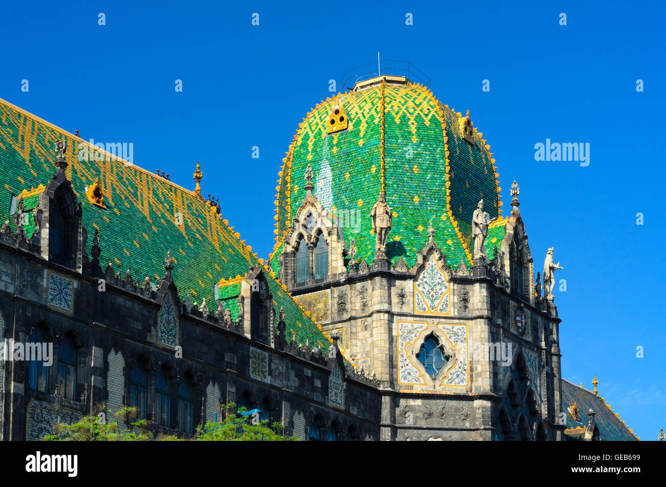 Budapest: Museum of Decorative Arts Art industrial, Hungary, Budapest, Stock Photo