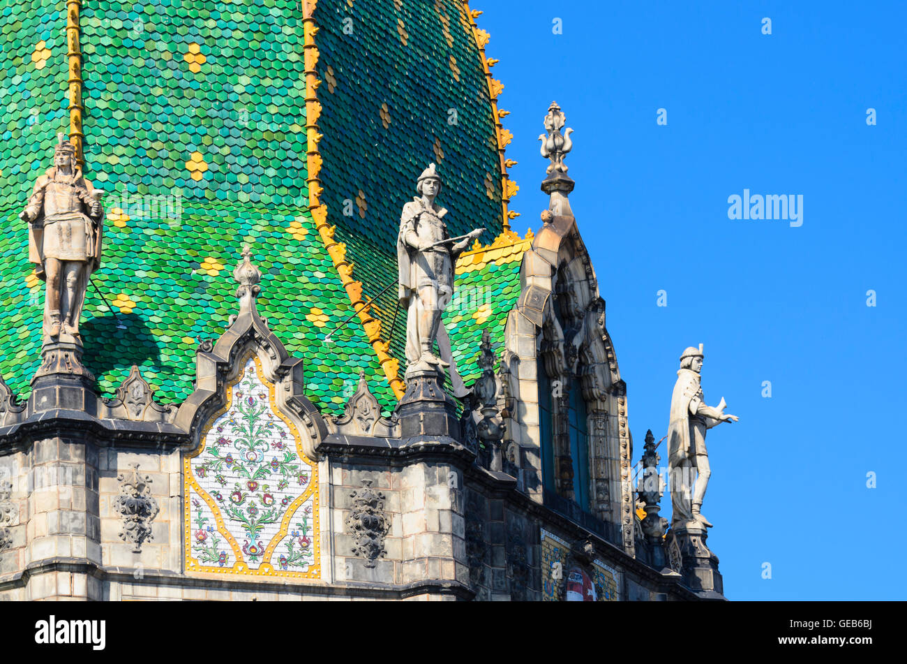 Budapest: Museum of Decorative Arts Art industrial, Hungary, Budapest, Stock Photo