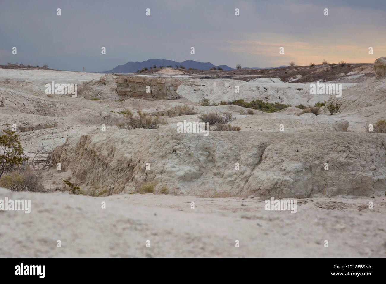 Las Vegas, Nevada - Tule Springs Fossil Beds National Monument, a rich paleontological area established in December 2014. Stock Photo