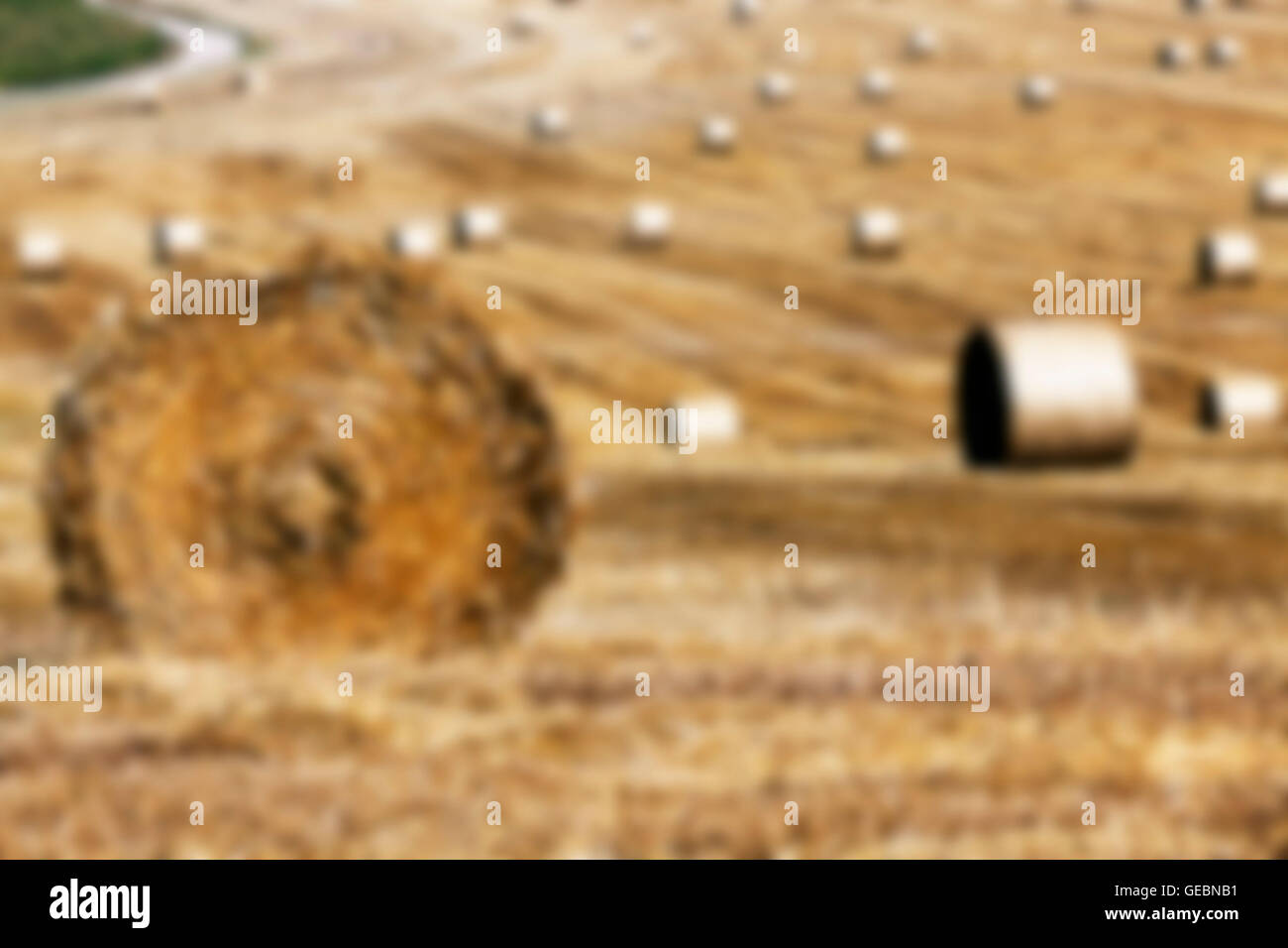 Simple Field Straw Prop stack of straw in the field Stock Photo - Alamy