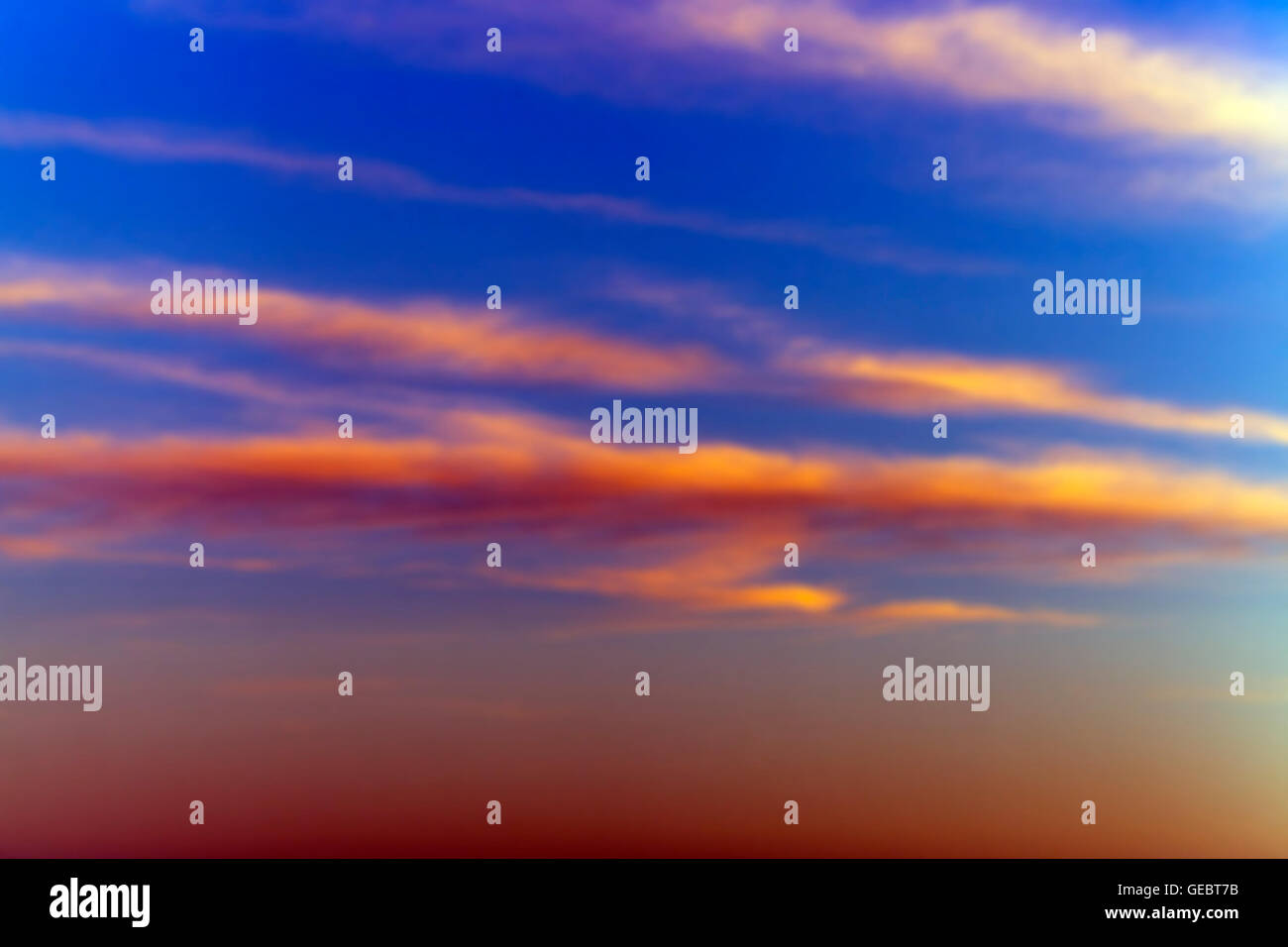 the sky during sunset Stock Photo Alamy