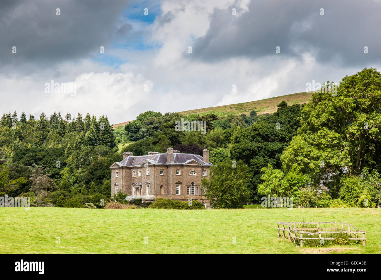 Linley Hall, near More, Lydham, Shropshire, UK Stock Photo Alamy