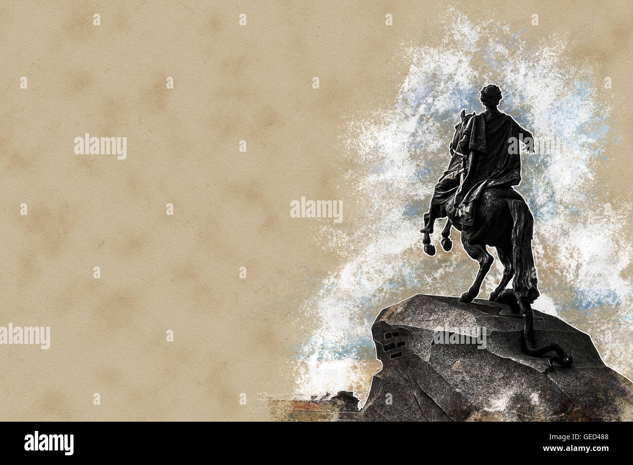 The Bronze Horseman Stock Photo Alamy