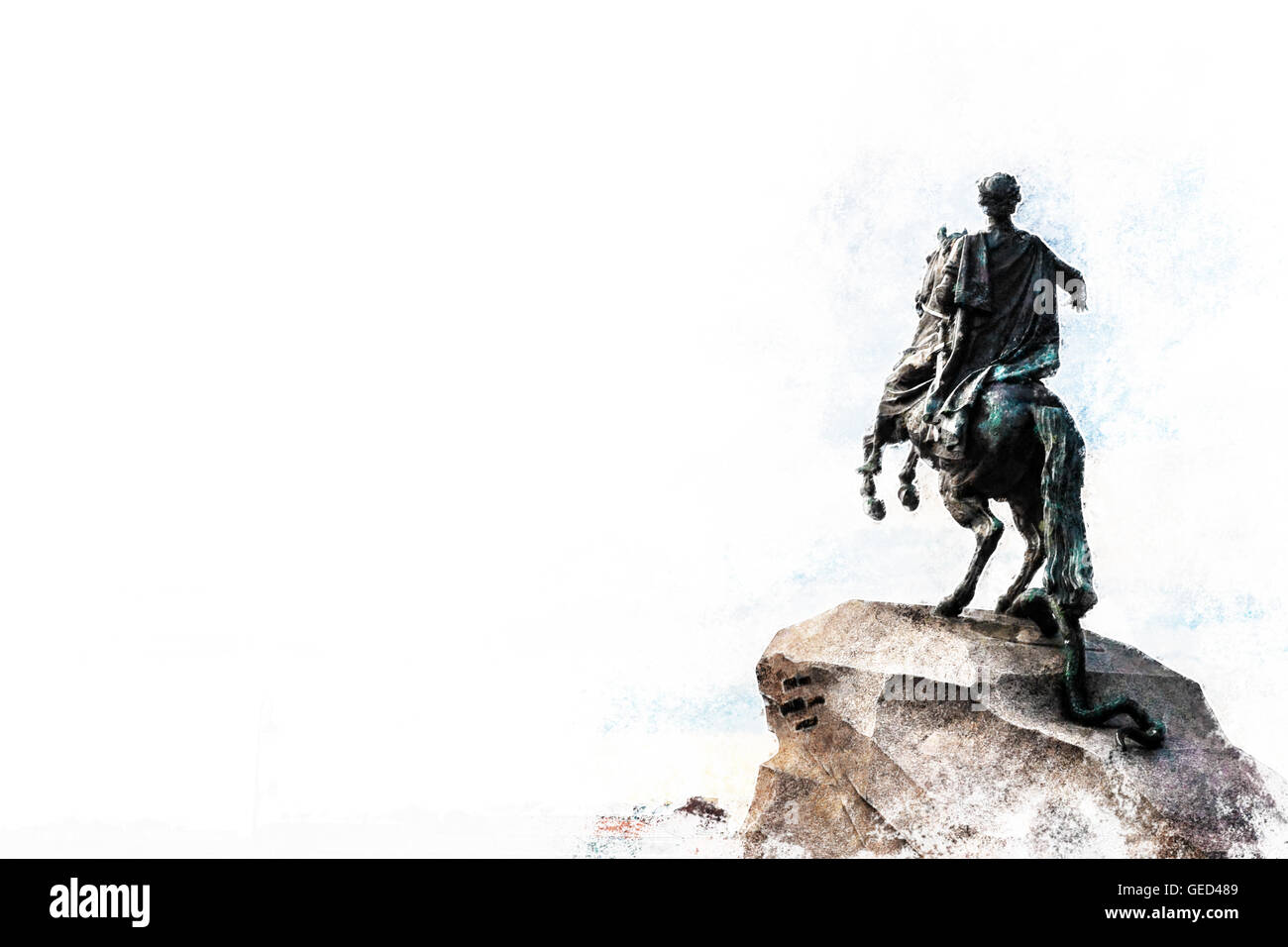 The Bronze Horseman Stock Photo Alamy