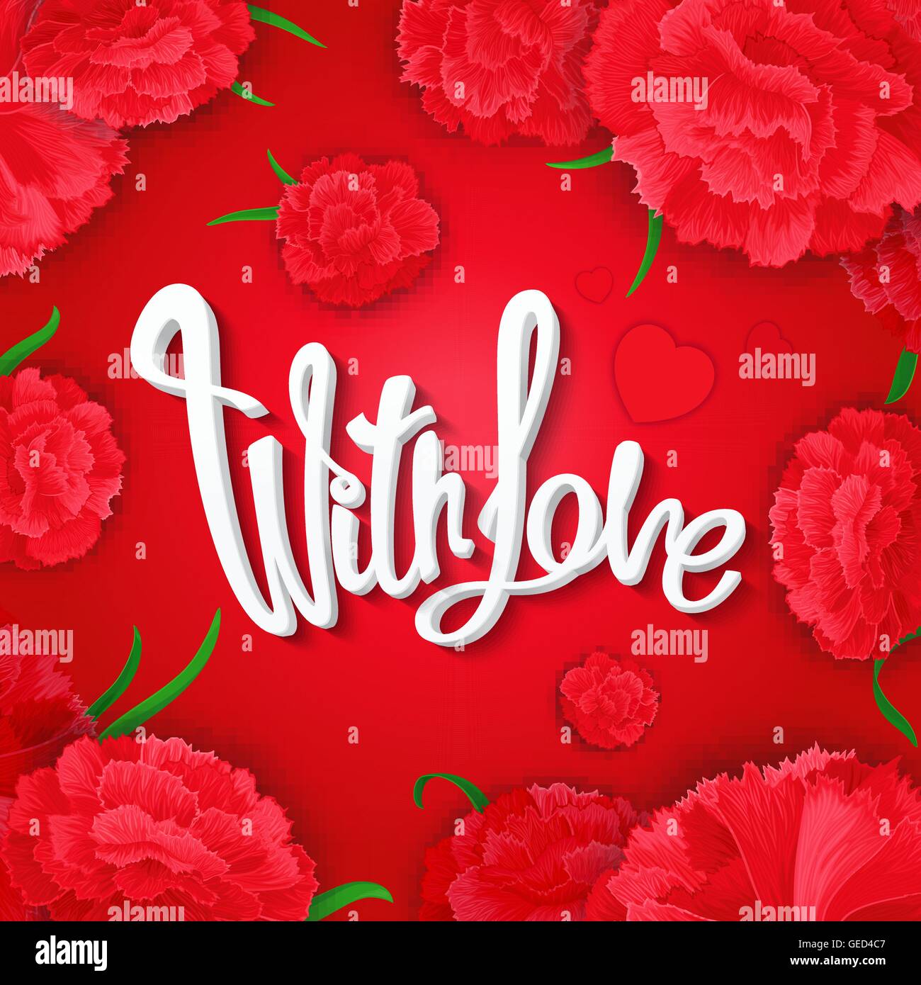 With love quote poster Stock Vector Image & Art Alamy