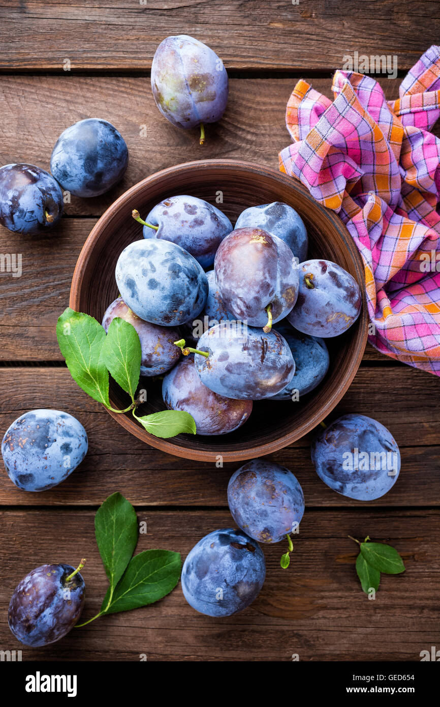 plums Stock Photo