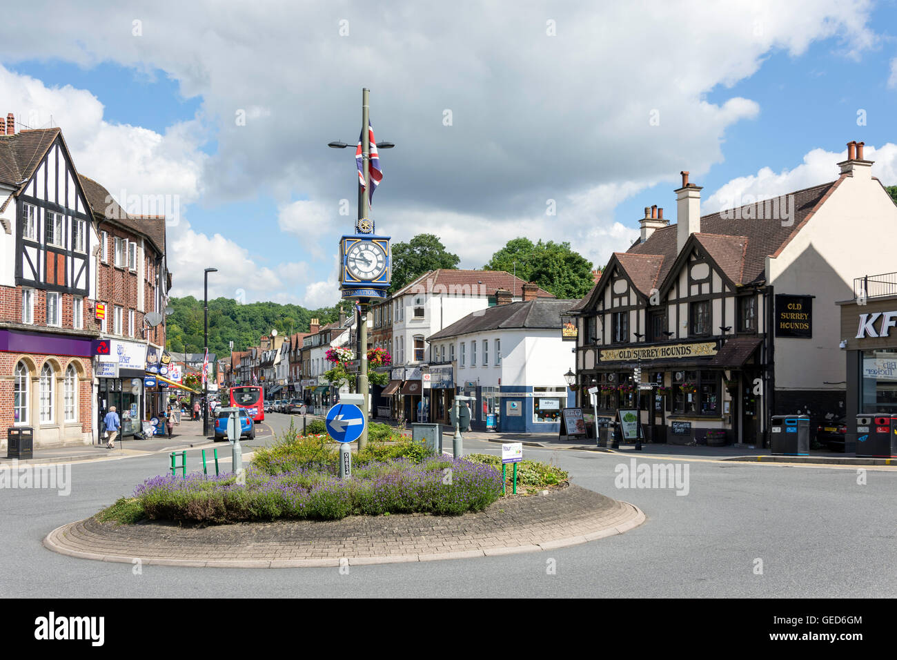The Square, Caterham, Surrey, England, United Kingdom Stock Photo