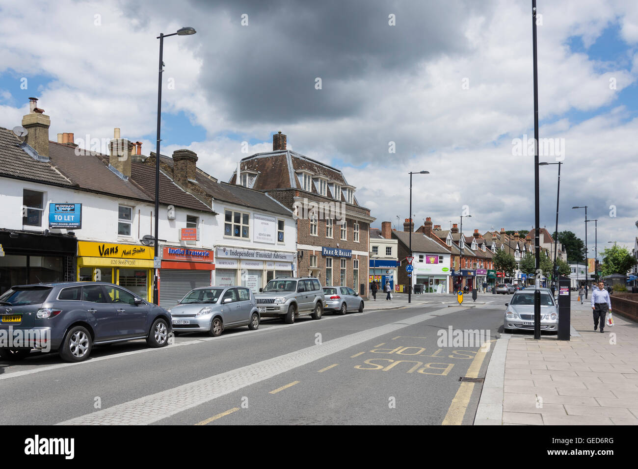 Brighton Road, Coulsdon, London Borough of Croydon, Greater London, England, United Kingdom Stock Photo