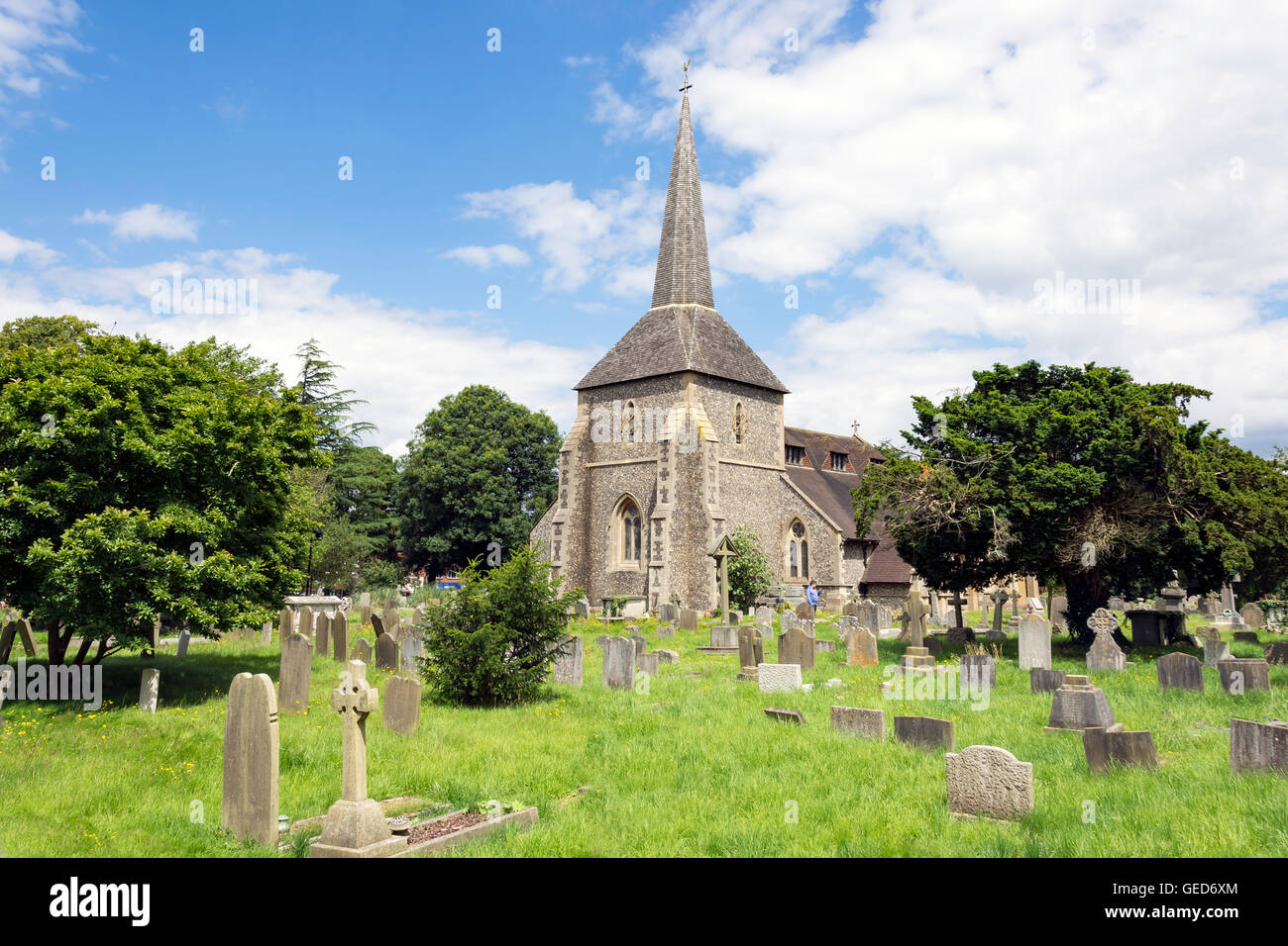All Saints Church, Banstead, Surrey, England, United Kingdom Stock