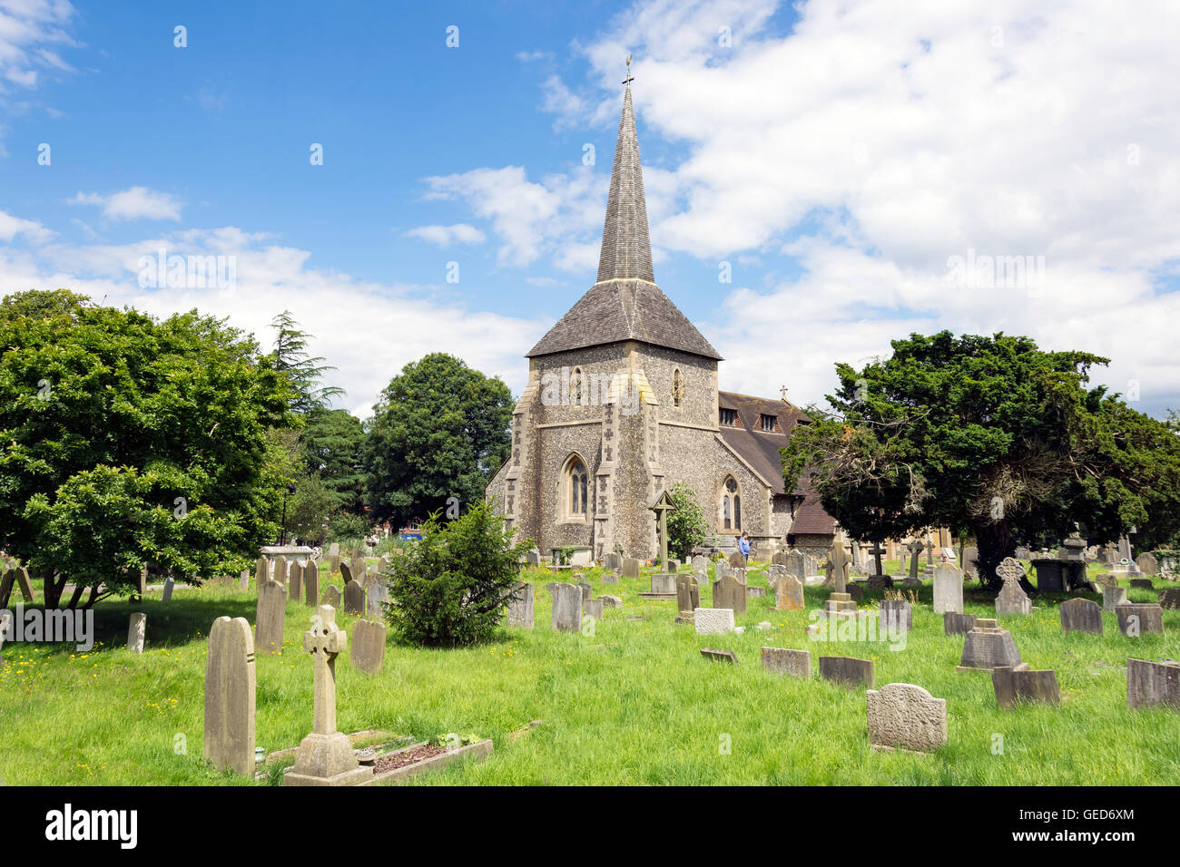 All Saints Church, Banstead, Surrey, England, United Kingdom Stock Photo