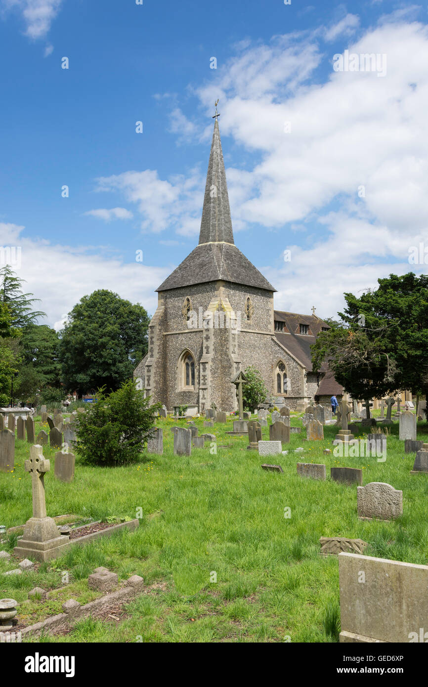 All Saints Church, Banstead, Surrey, England, United Kingdom Stock Photo