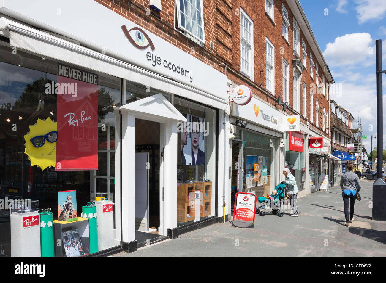 Banstead High Street, Banstead, Surrey, England, United Kingdom Stock