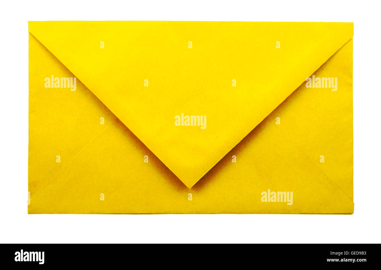 envelope in an isolated background Stock Photo