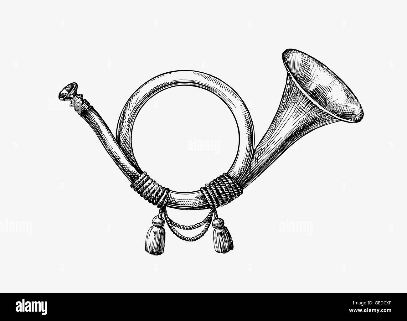 Horns Sketch Images  Browse 54946 Stock Photos Vectors and Video   Adobe Stock