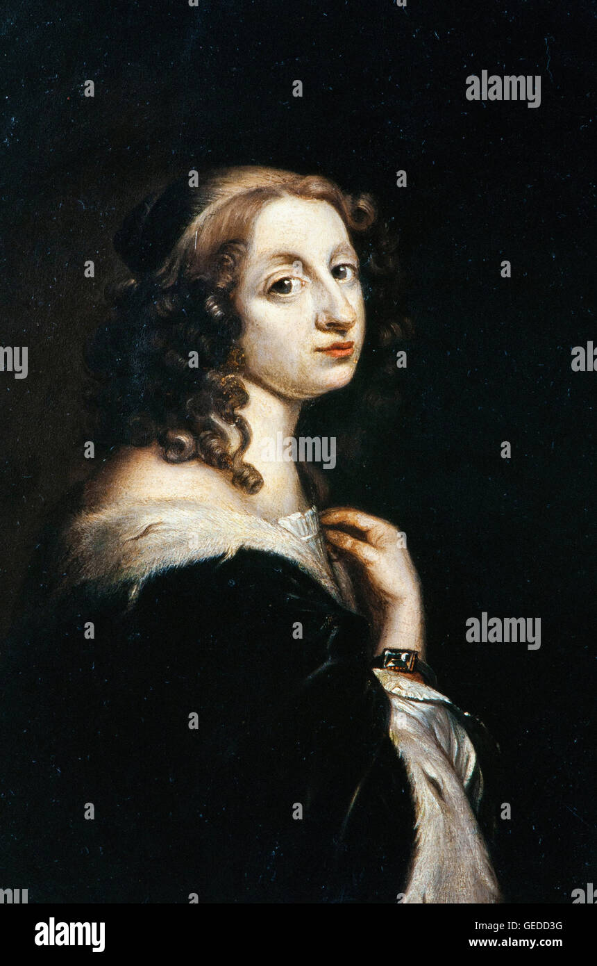 David Beck - Christina, Queen of Sweden 1644-1654 Stock Photo