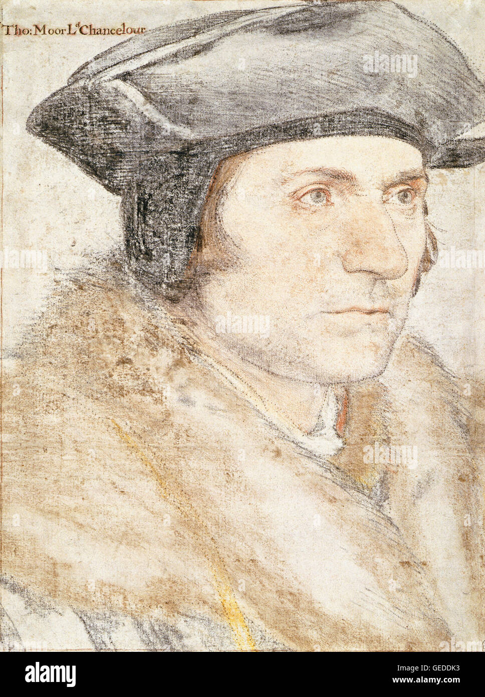 Hans Holbein the Younger - Sir Thomas More (1478 -1535) Stock Photo