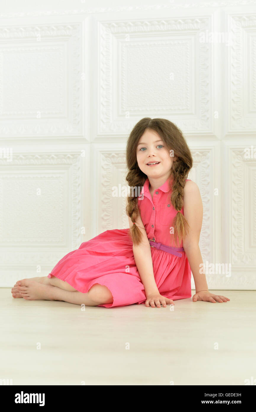 cute little girl posing Stock Photo - Alamy