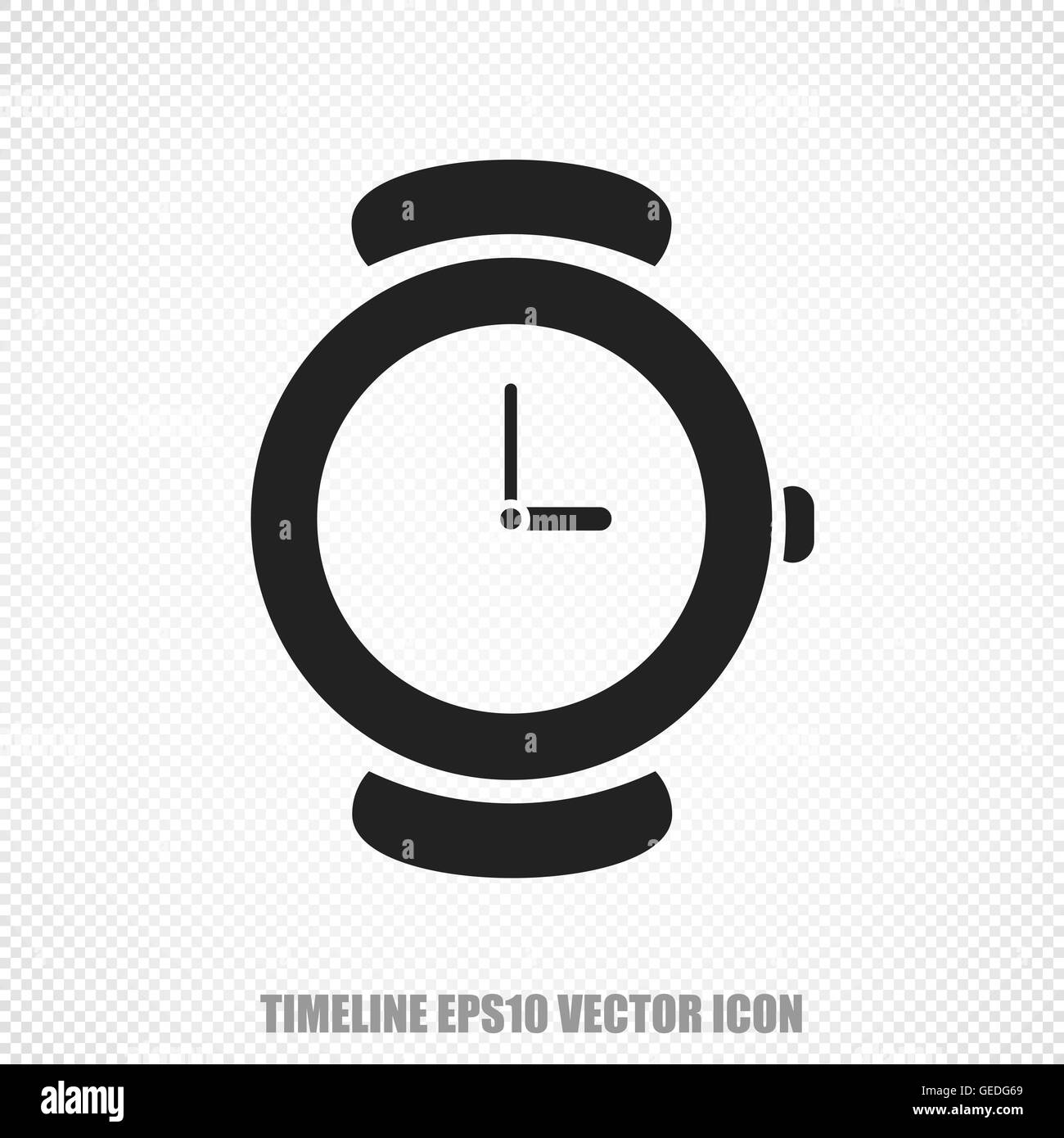 Time vector Watch icon. Modern flat design Stock Vector Image & Art - Alamy