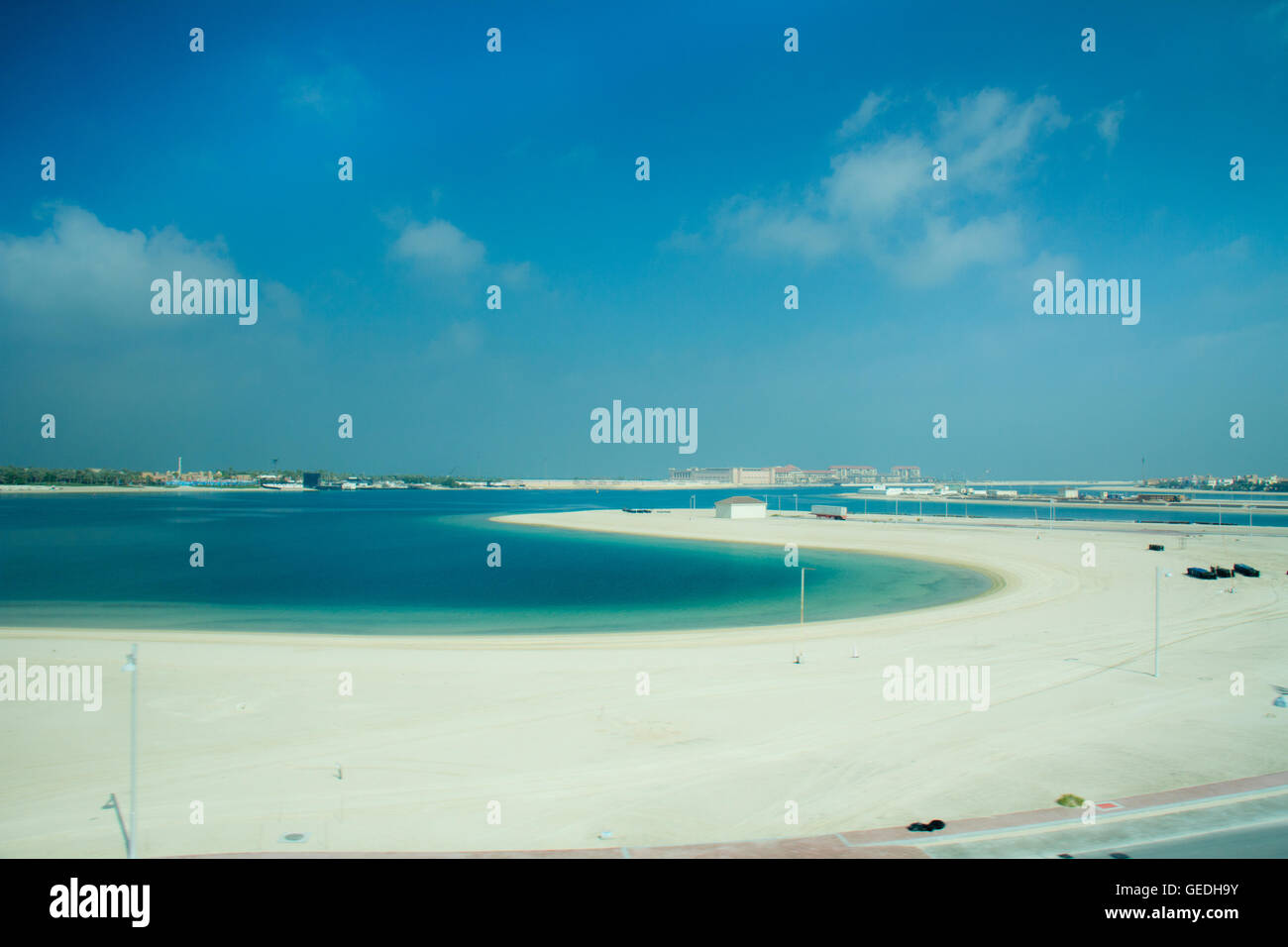 Beach in Dubai UAE Stock Photo