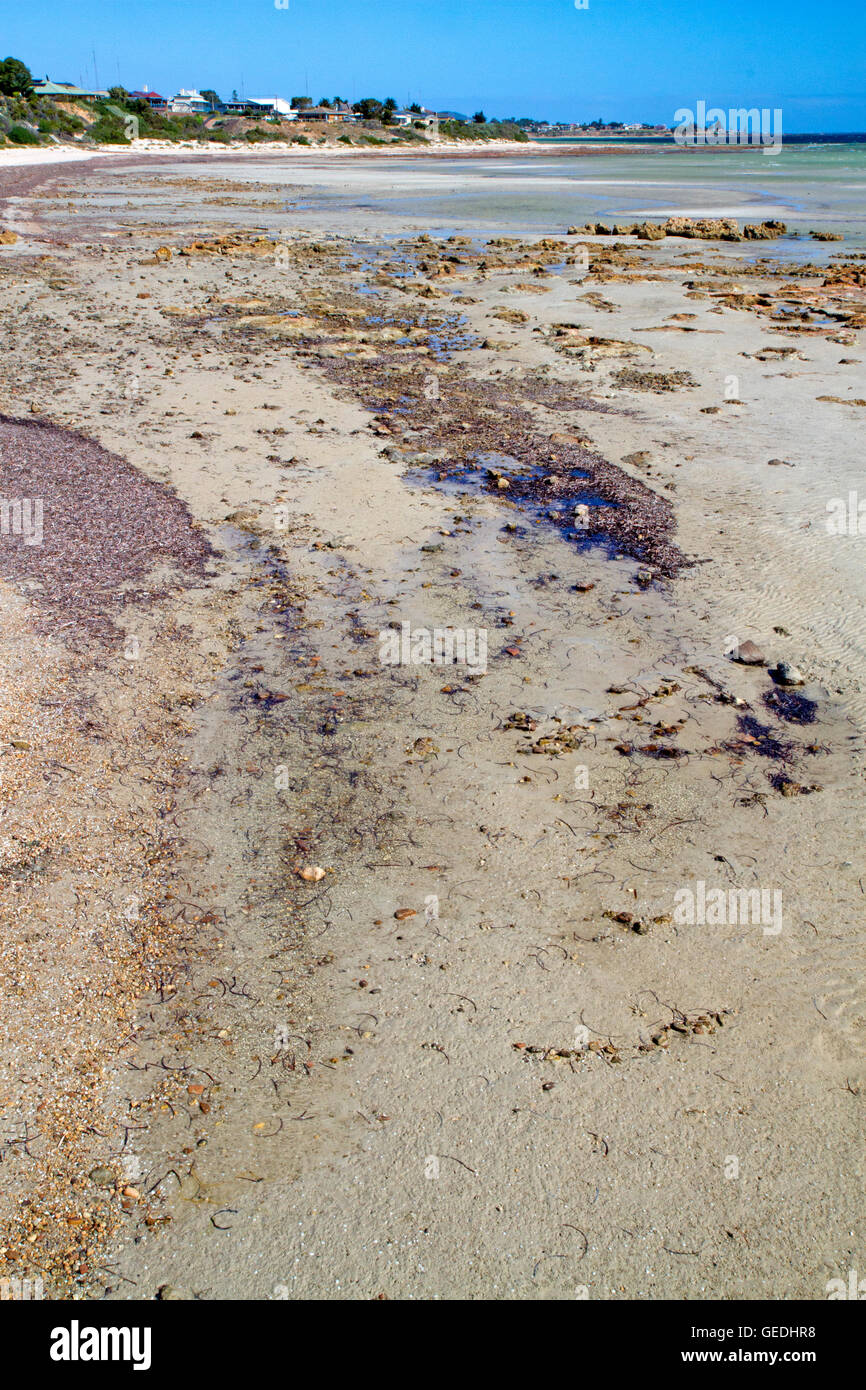 Moonta Bay beach on the Yorke Peninsula Stock Photo Alamy