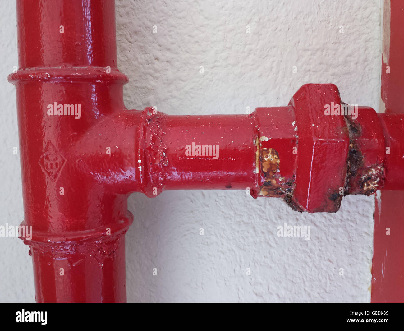 With loss of water pipes Stock Photo Alamy