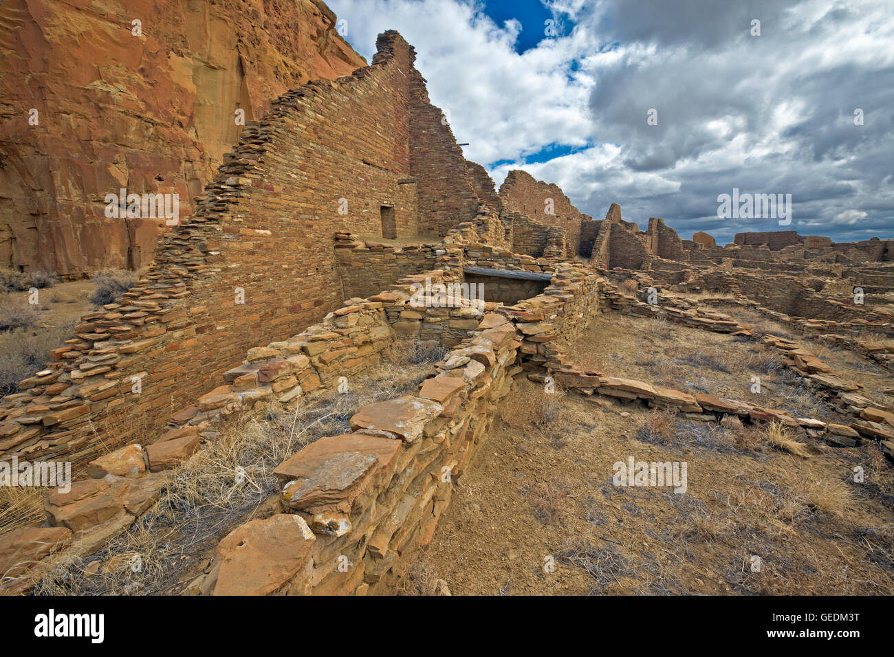 geography / travel, USA, New Mexico, Nageezi, Pueblo Bonito, Chaco Culture National Historic 