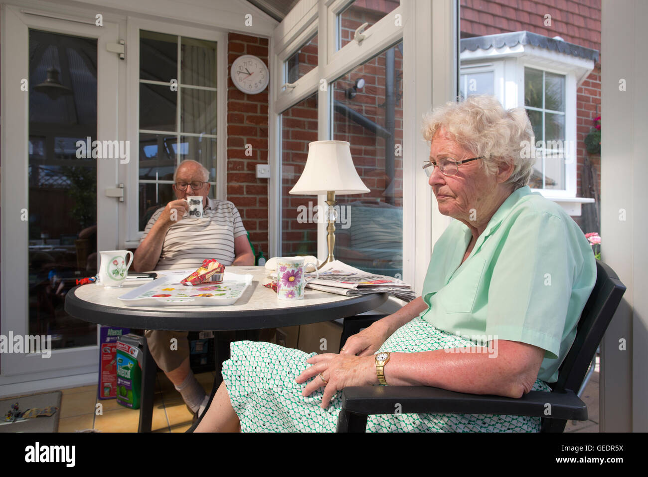 Care home old uk hi-res stock photography and images - Alamy
