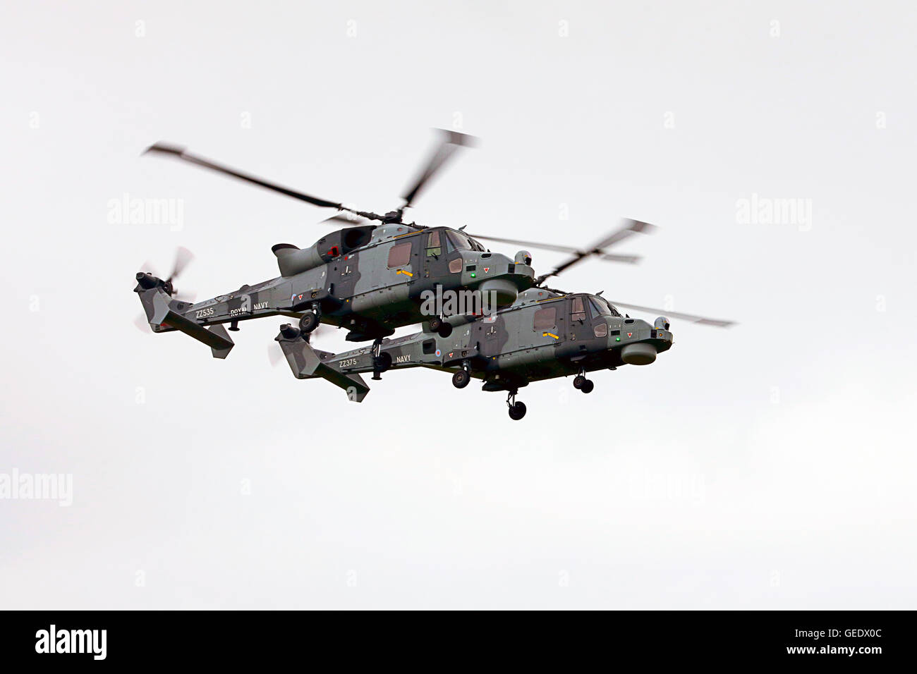 Black cats Royal Navy Display Team. Scotland's Airshow Stock Photo