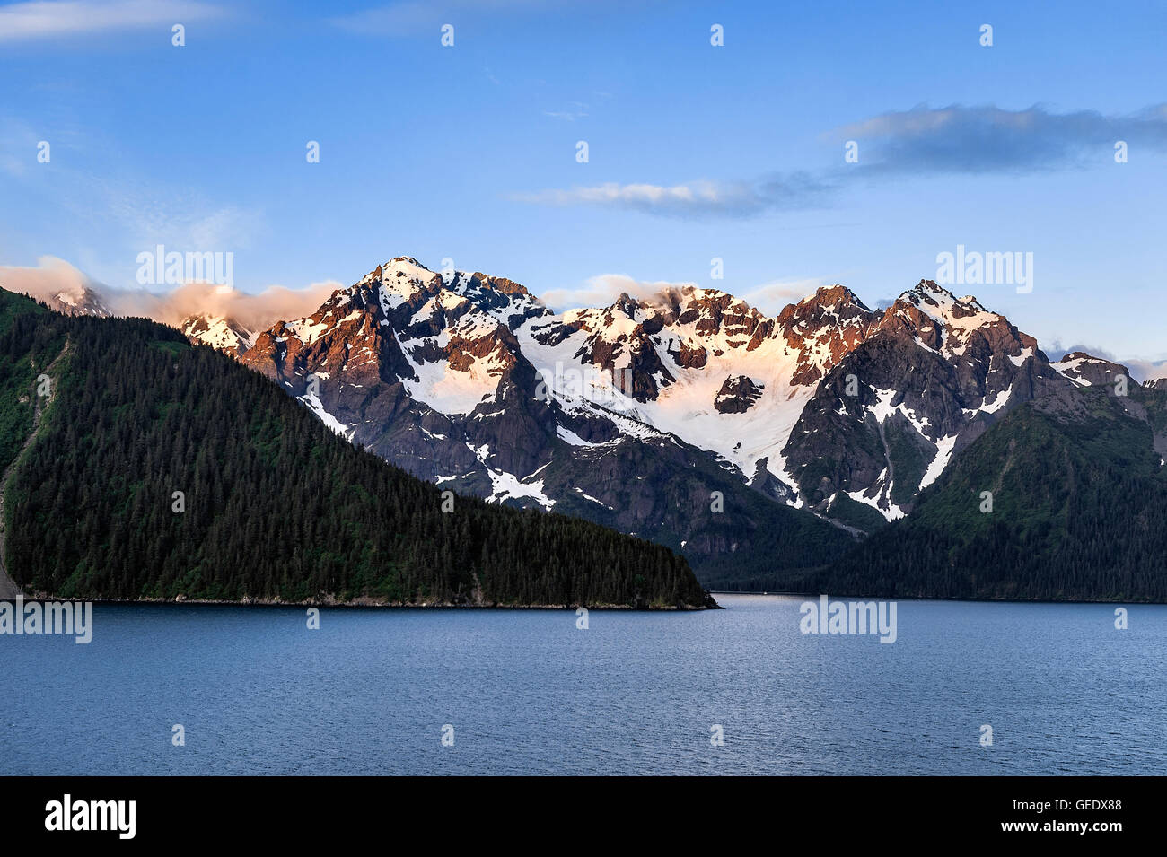 Resurrection Bay, Seward, Alaska, USA Stock Photo