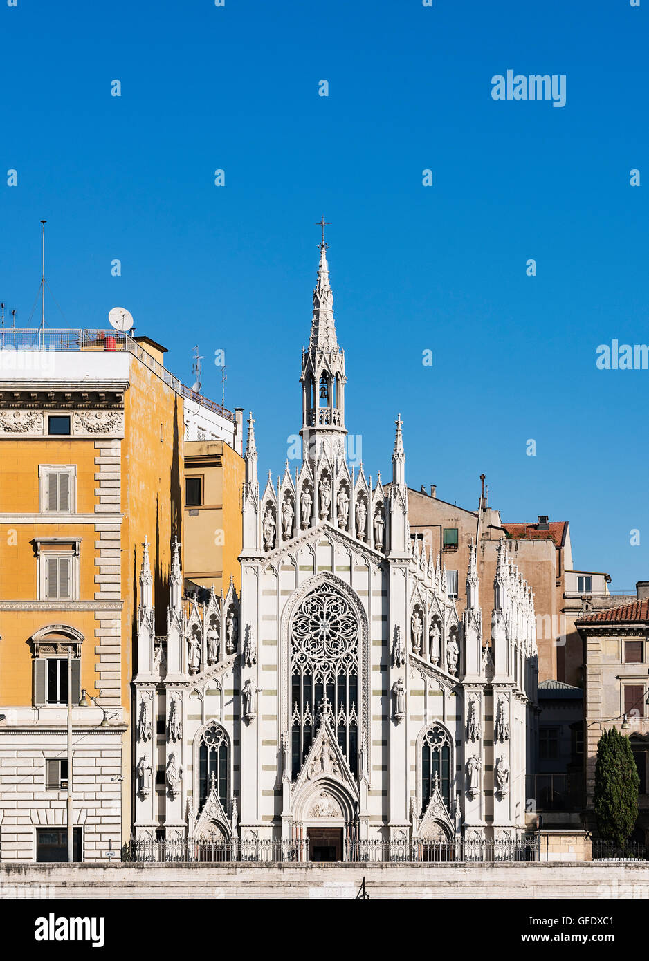 Chiesa Sacro Cuore Di Gesù Torino The Chiesa del Sacro Cuore di Gesù in Prati, Rome, Italy Stock Photo