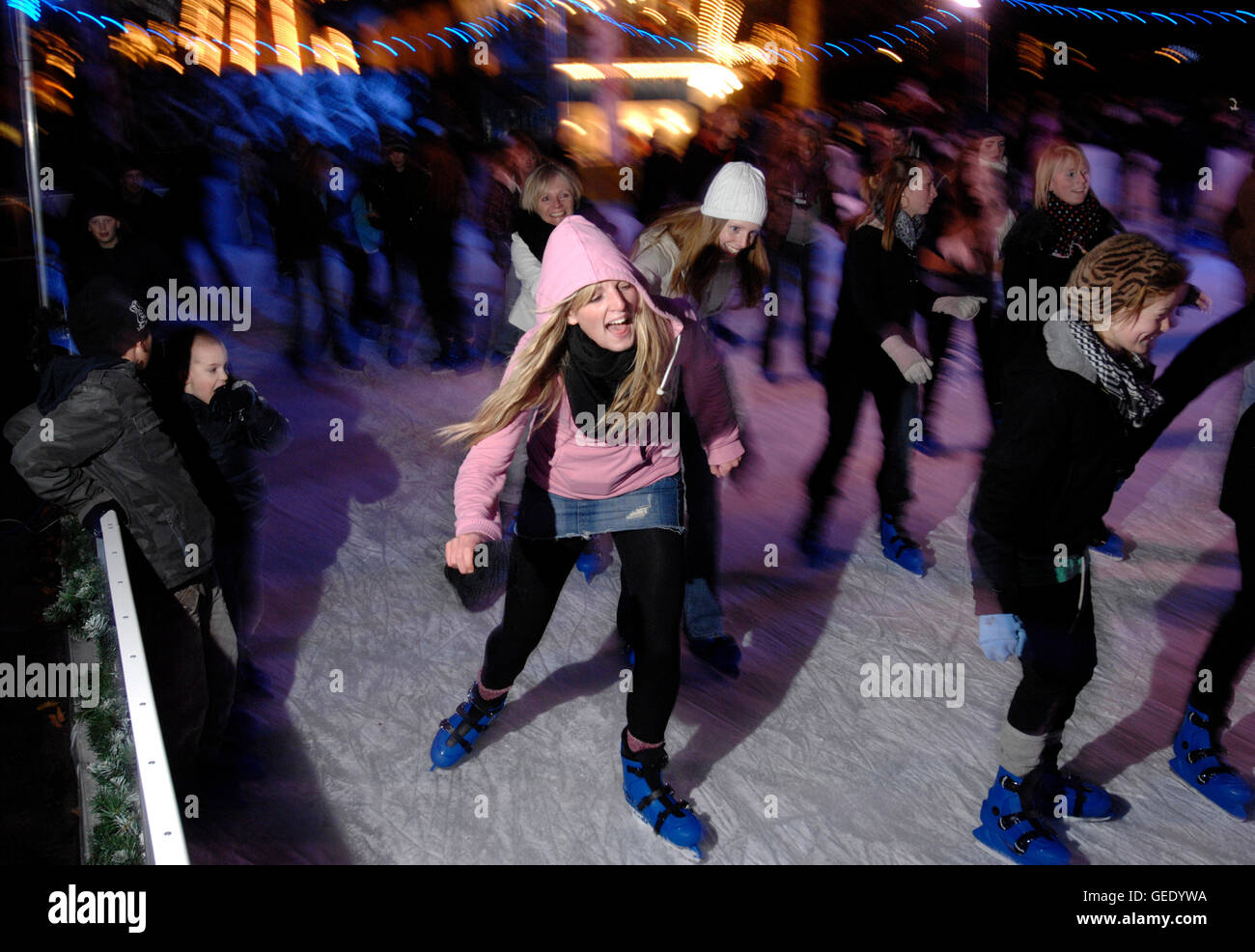 Ice Skating at the Winter Wonderland ice rink at Hyde Park Corner. 22