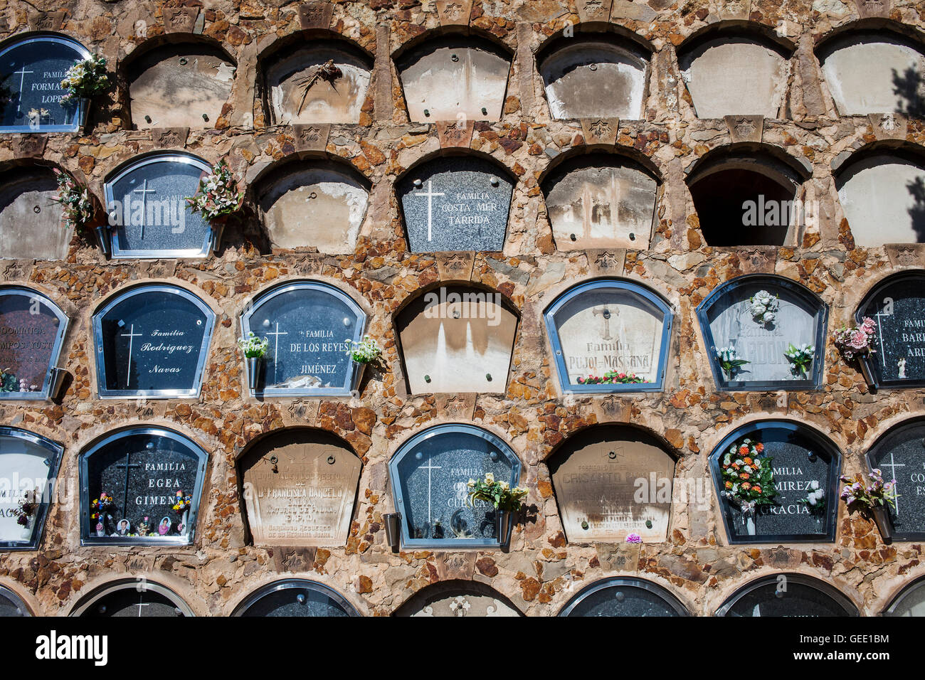 Montjuïc cemetery.Barcelona,Catalonia, Spain Stock Photo Alamy
