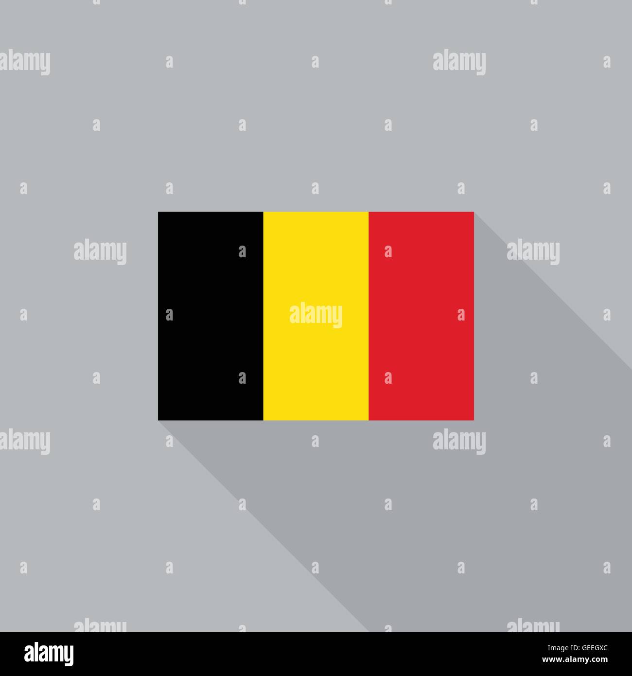 Belgium flag flat design vector illustration Stock Vector Image & Art ...
