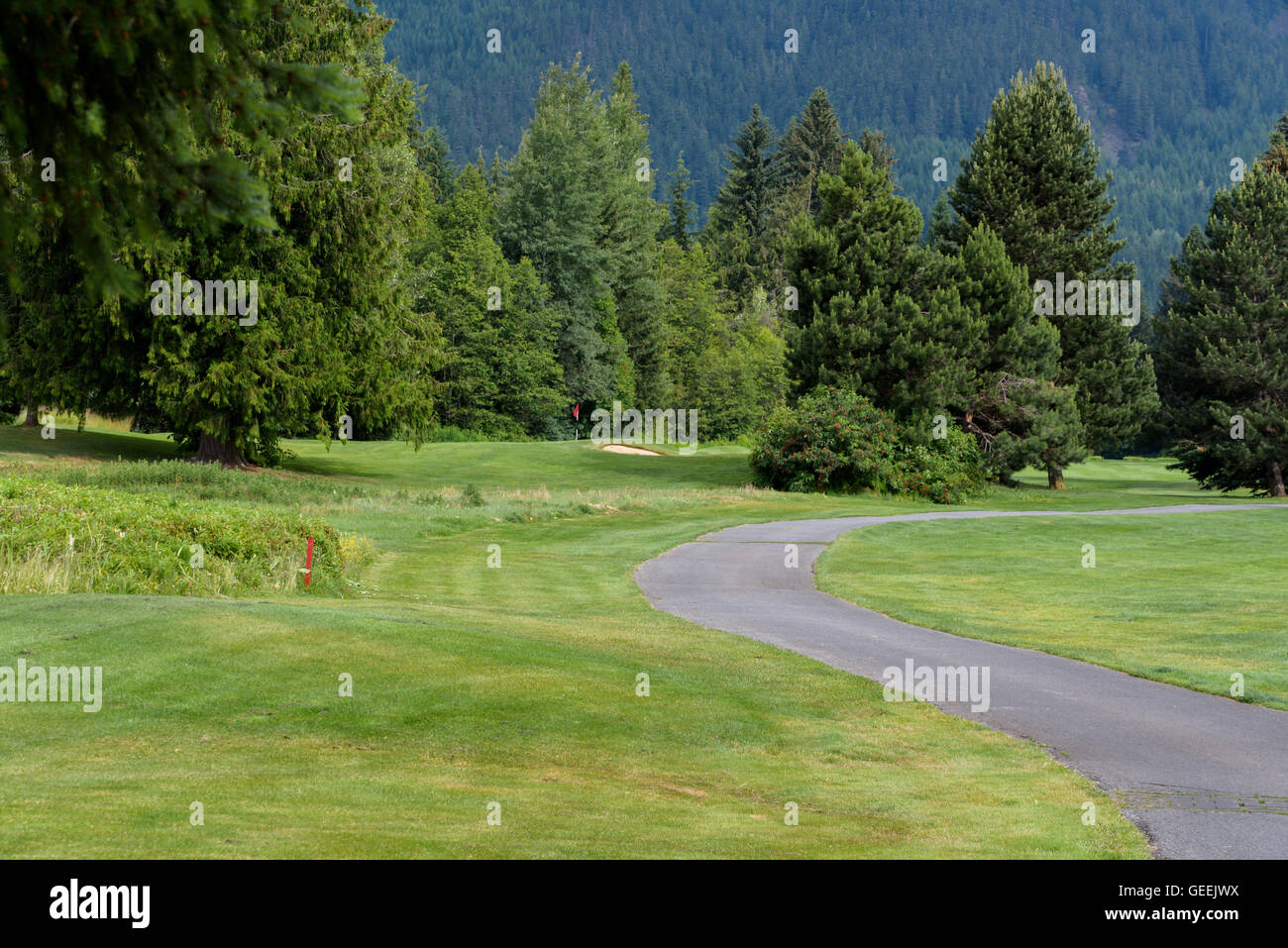 Golf course path hi-res stock photography and images - Alamy