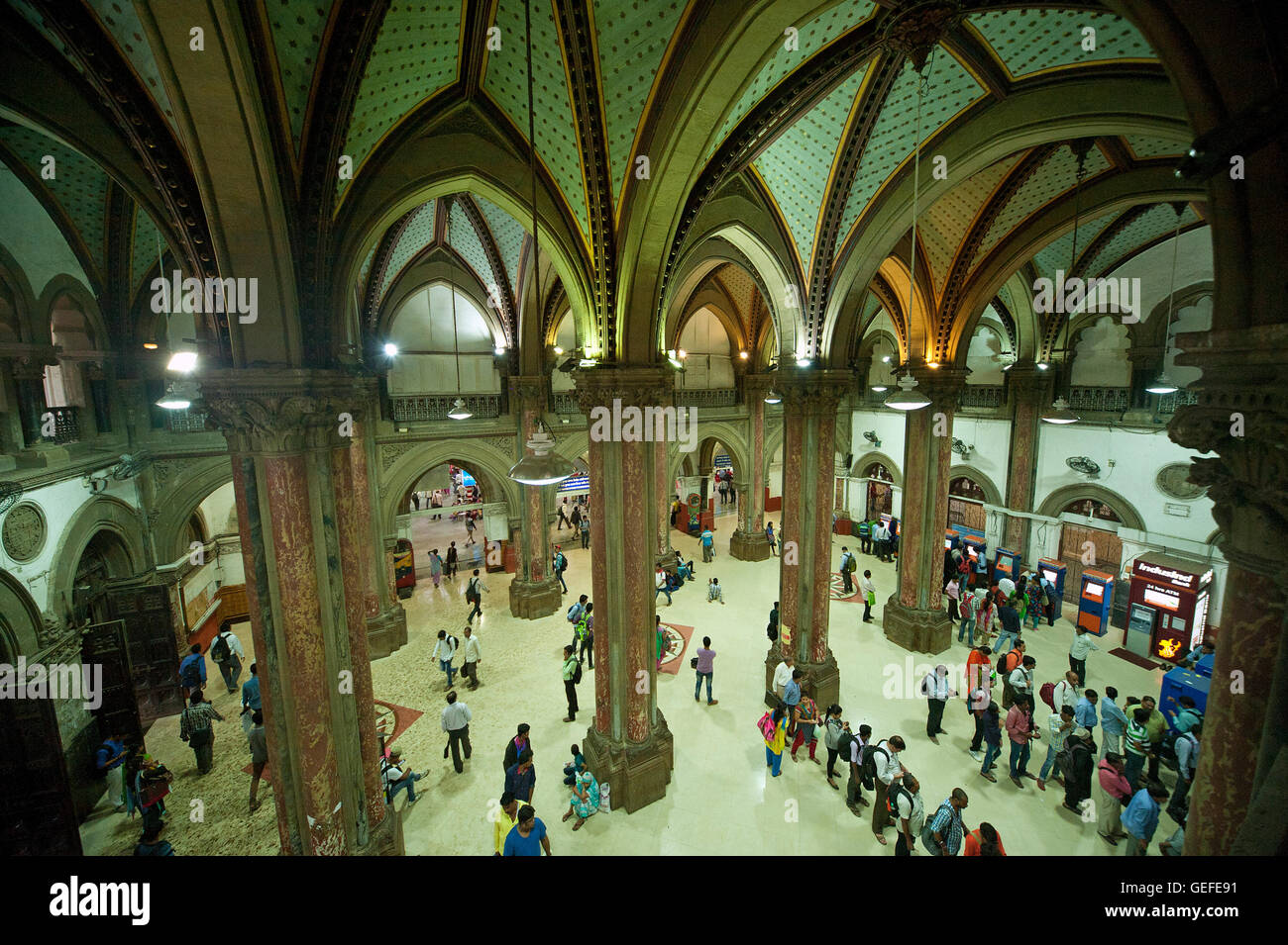 The Image Of Interior Of Cst Station Building Or Vt Station