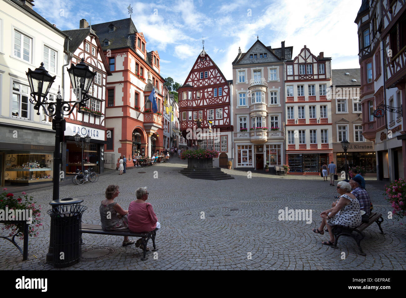 Bernkastel-Kues, Rhineland-Palatinate Stock Photo