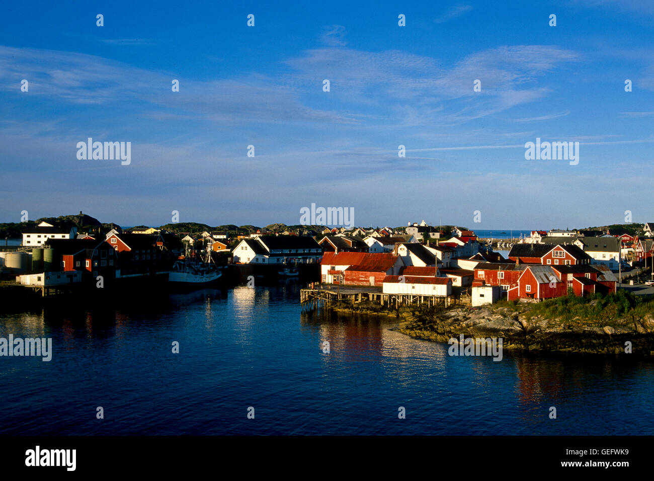 Henningsvaer, Lofoten Stock Photo