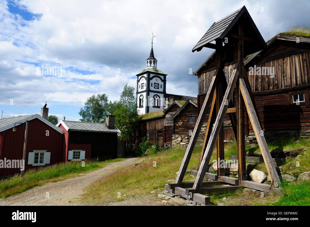 Roeros, Soer Troendelag, Norway Stock Photo