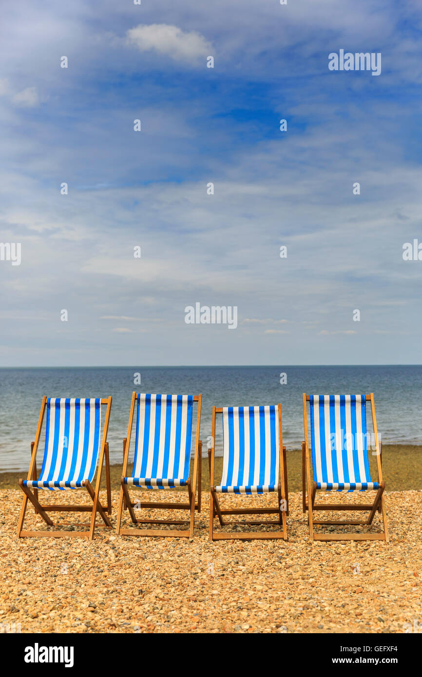 Empty deck chairs hi-res stock photography and images - Alamy