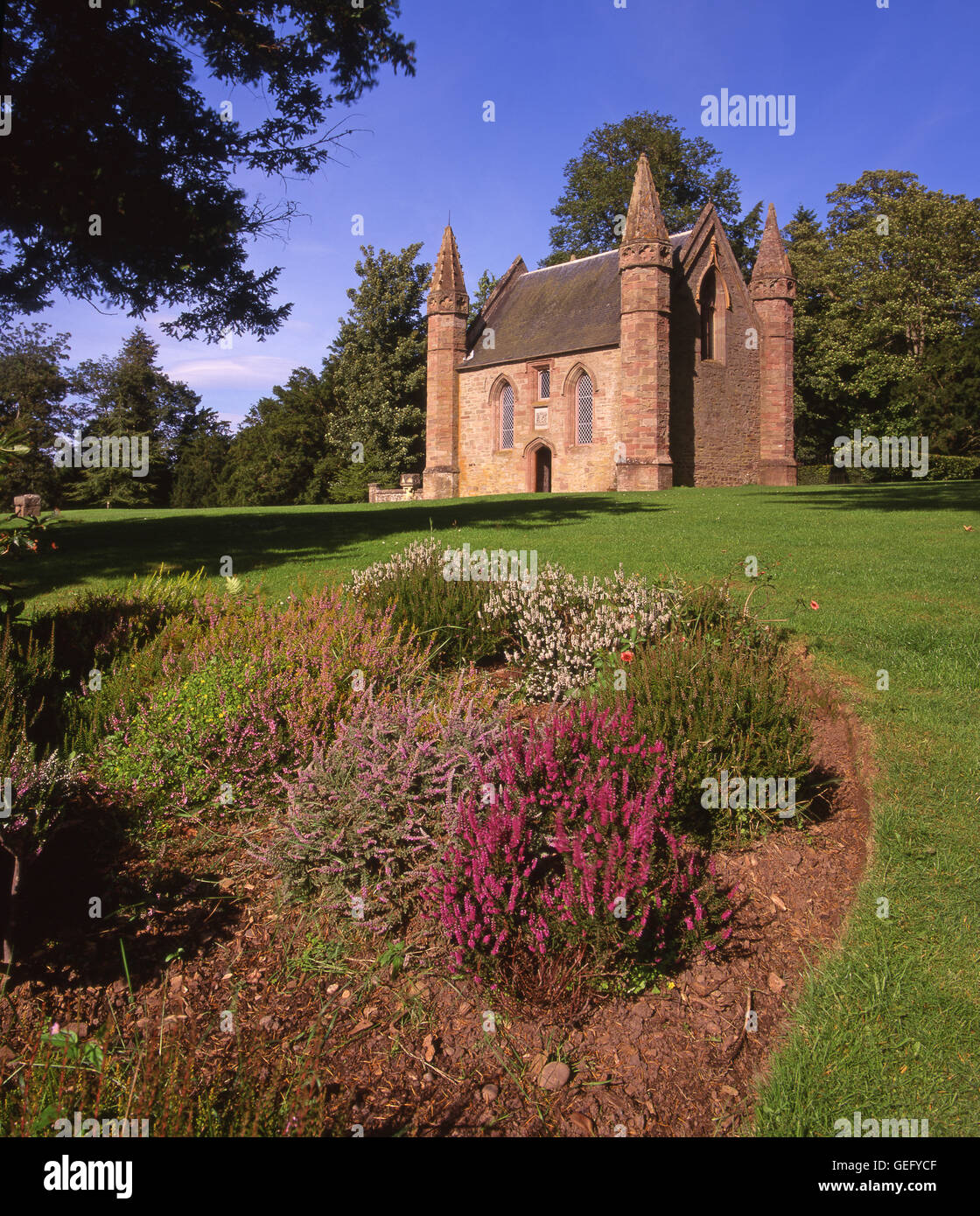 Chapel in the grounds of Scone Palace, Perth, Scotland Stock Photo
